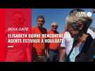 VIDEO. Elisabeth Borne est dans le Calvados pour rencontrer les agents estivaux