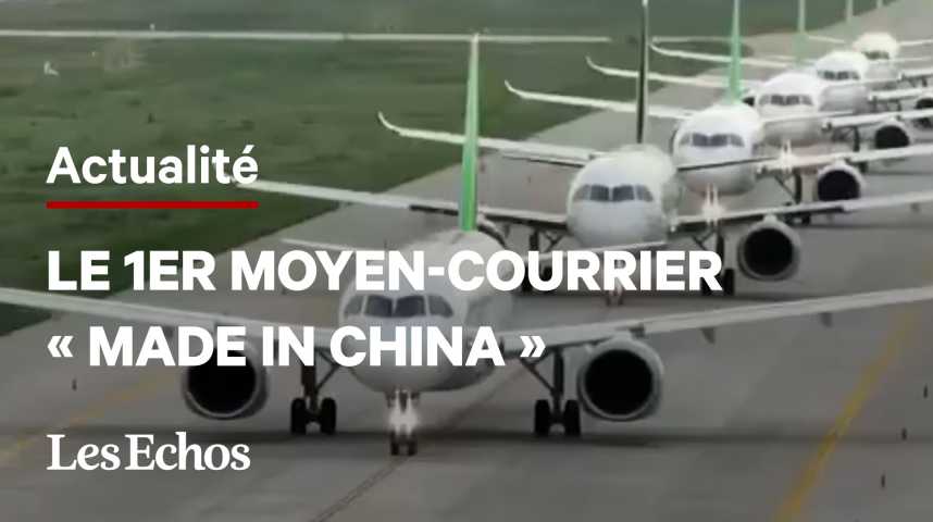 Illustration pour la vidéo L’impressionnante démonstration de force du C919, le rival chinois d’Airbus et Boeing
