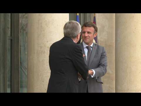 Paris 2024: Olympic Committee chief Thomas Bach leaves Elysée Palace