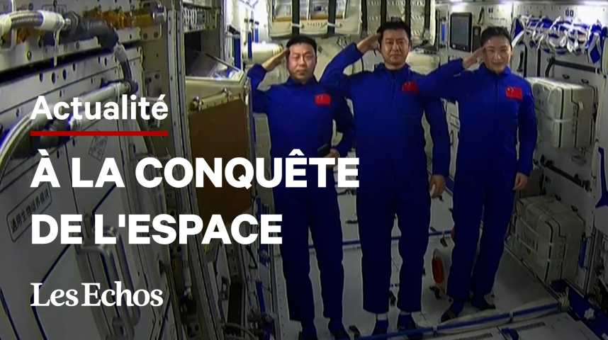 Illustration pour la vidéo La Chine réussit l’amarrage du deuxième module de sa station spatiale 