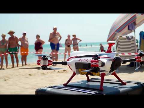 'Lifeguard' drone saved a drowning 14-year-old on a beach in Spain by dropping a life vest