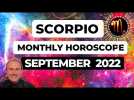 Scorpio September 2022 Monthly Horoscope & Astrology