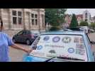 Arras: Claire présente la Peugeot 205 pour l'Europ'Raid