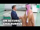 Face au prince héritier d'Arabie saoudite, Macron s'est distingué de Biden