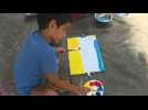 Free art classes for disadvantaged children in Marseille