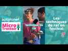 Les techniques de rat en festival : Micro-trottoir à Dour