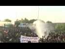 Water cannons fired during anti-Sadr protest near occupied parliament