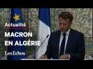 En Algérie, Macron annonce la création d'une commission d'historiens sur la colonisation et la guerre