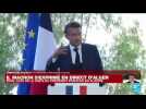 Emmanuel Macron s'exprime en direct d'Alger