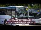 Le transport scolaire à flux tendu pour la rentrée