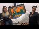 Watch the moment Brazilian police found a hidden stash of stolen paintings worth millions