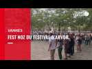 VIDÉO. Au Festival d'Arvor, au port de Vannes, ça danse au fest-noz avec le groupe Talec Noguet !