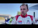 Interview du pilote Stéphane Lefebvre lors des essais de rallye à Rexpoëde