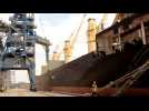 Ukrainian grain loaded onto UN-chartered ship in Black Sea port