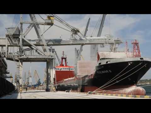 Ukrainian grain loaded onto Barbados-flagged ship in Black Sea port