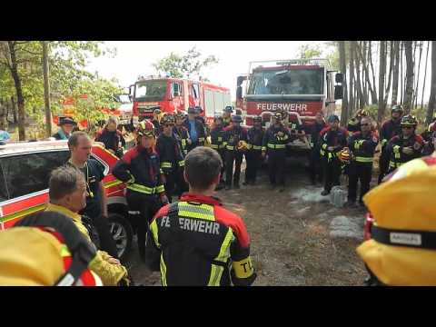 European firefighters help fight blaze in Gironde