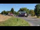 Louvroil/Ferrière-la-Grande : un camion se renverse et bloque la route