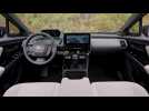 2023 Toyota bZ4X Battery Electric SUV Interior Design In White
