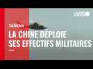 VIDÉO. L'armée chinoise déploie ses effectifs militaires dans le détroit de Taïwan