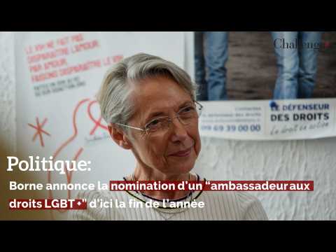 Borne annonce la nomination d'un ambassadeur aux droits LGBT+