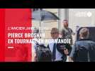 L'ex-James Bond Pierce Brosnan en tournage à Bayeux