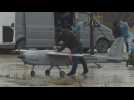 Ukrainian reconnaissance drones on display in Kyiv