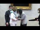 Taiwan's Tsai confers Order of Propitious Clouds to US Speaker Pelosi - Label : AFPTV - First images - Category : News