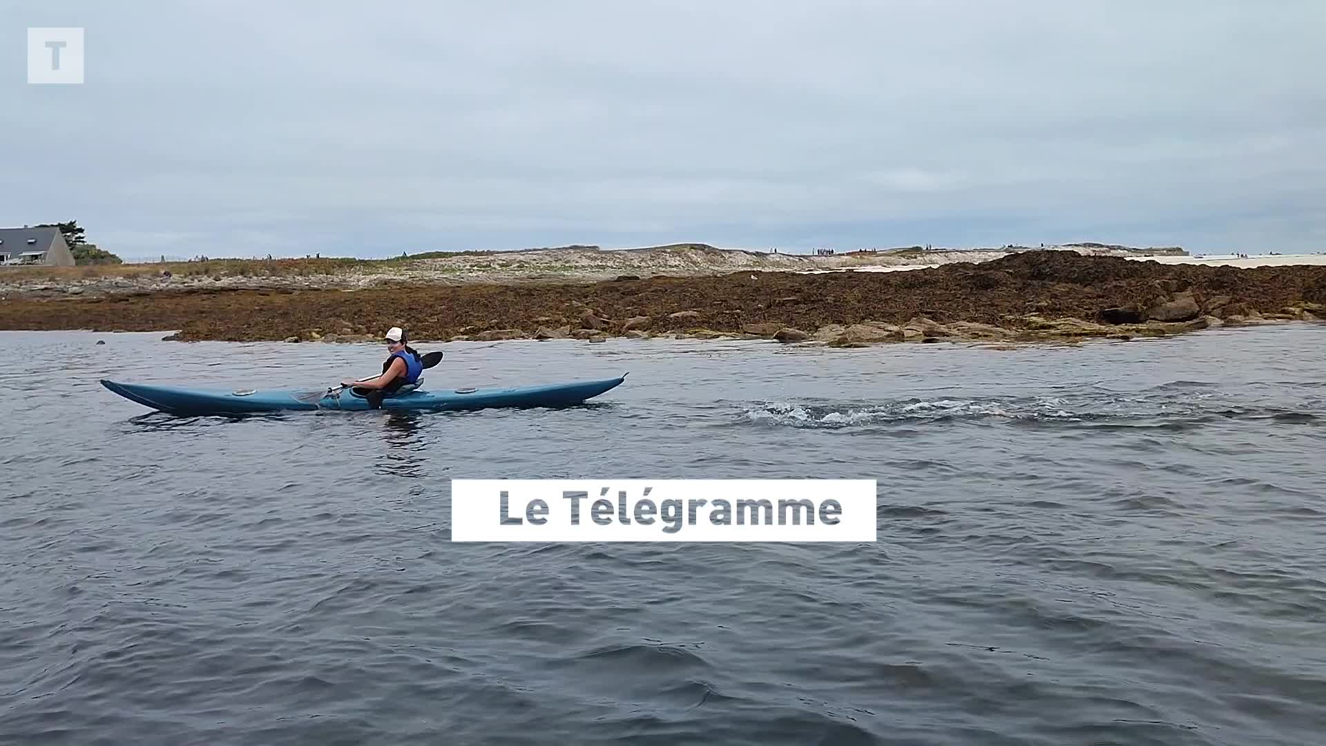 Le Cap-Coz Les Glénan à la nage, Yannou l'a fait (Le Télégramme)