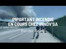 Important incendie en cours chez Innov'SA à Bar-sur-Seine