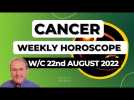 Cancer Horoscope Weekly Astrology from 22nd August 2022