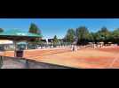 Tennis - Tournoi des jeunes aux Peupliers à Ath : l'Havrésienne Elyse Fontaine livre un réel combat lors du tie-break du premier set de sa demi-finale.