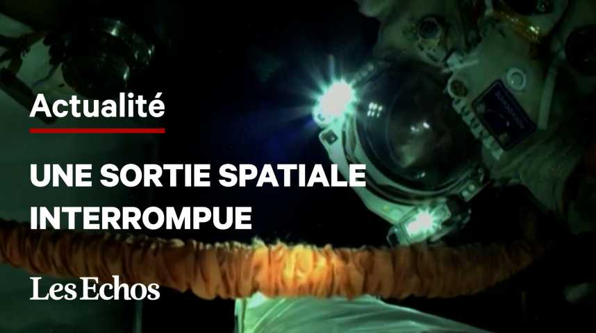 Illustration pour la vidéo « Lâchez tout et rentrez à l'intérieur » : une sortie spatiale interrompue sur l'ISS