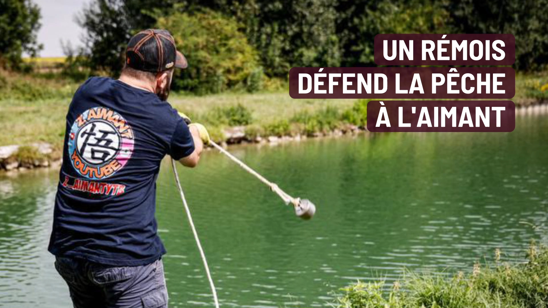 Un Rémois défend la pêche à l'aimant «pour le plaisir de dépolluer» -  Journal L'Union