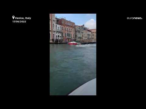 'Imbeciles': Surfers fined for speeding down Venice's Grand Canal