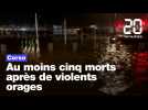 Corse : Au moins cinq morts après de violents orages