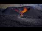 Une éruption volcanique impressionnante en Islande