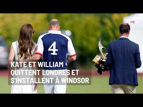 VIDEO : Le prince William quitte Londres et s'installe  Windsor