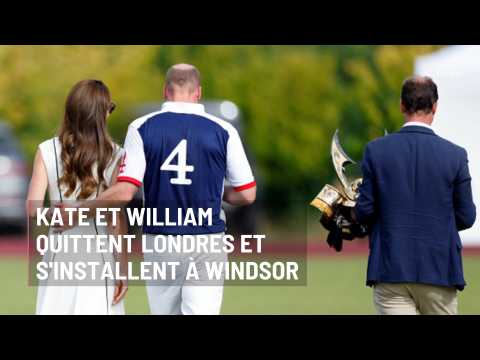VIDEO : Le prince William quitte Londres et s'installe  Windsor.