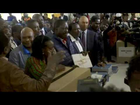 Odinga files a petition to challenge Kenyan election results