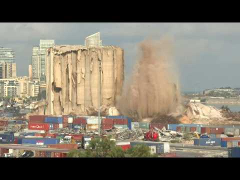 More Beirut port silos collapse