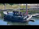 Opération de police sur un bateau à Charleville-Mézières