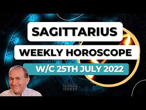 Sagittarius Horoscope Weekly Astrology from 25th July 2022