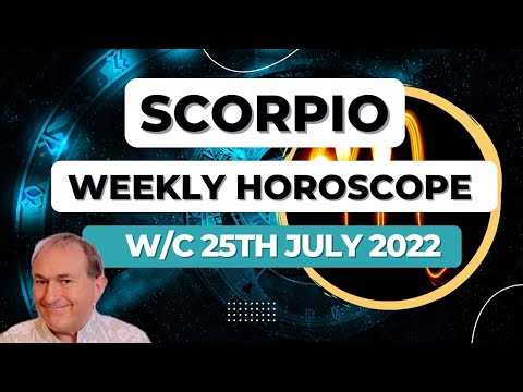 Scorpio Horoscope Weekly Astrology from 25th July 2022