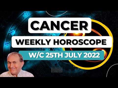 Cancer Horoscope Weekly Astrology from 25th July 2022