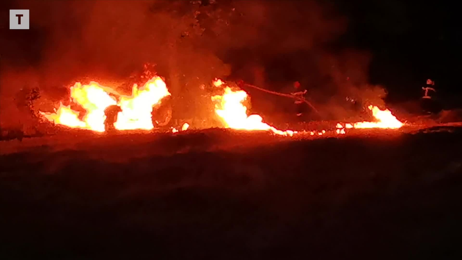 Un feu de tracteur se propage dans un champ à Tramain (Le Télégramme)