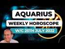 Aquarius Horoscope Weekly Astrology from 25th July 2022