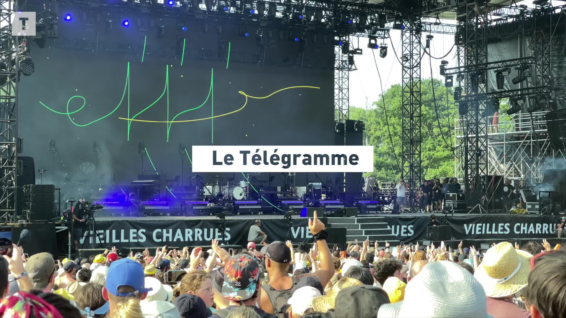 Le concert de Vianney aux Vieilles Charrues 2022 (Le Télégramme)