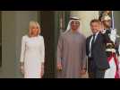 France's Macron hosts Emirates president at Elysee Palace