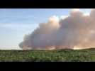 VIDÉO. Les panaches de fumées de l'incendie dans les monts d'Arrée visibles de Plounéour-Ménez