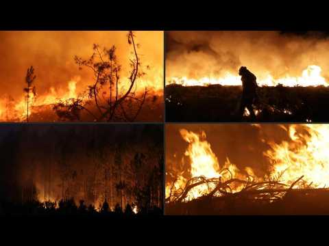 Fires in France: 'controlled burning' to contain the flames